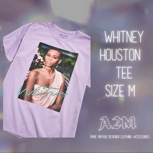 Whitney Houston Image Tee Size M NWT